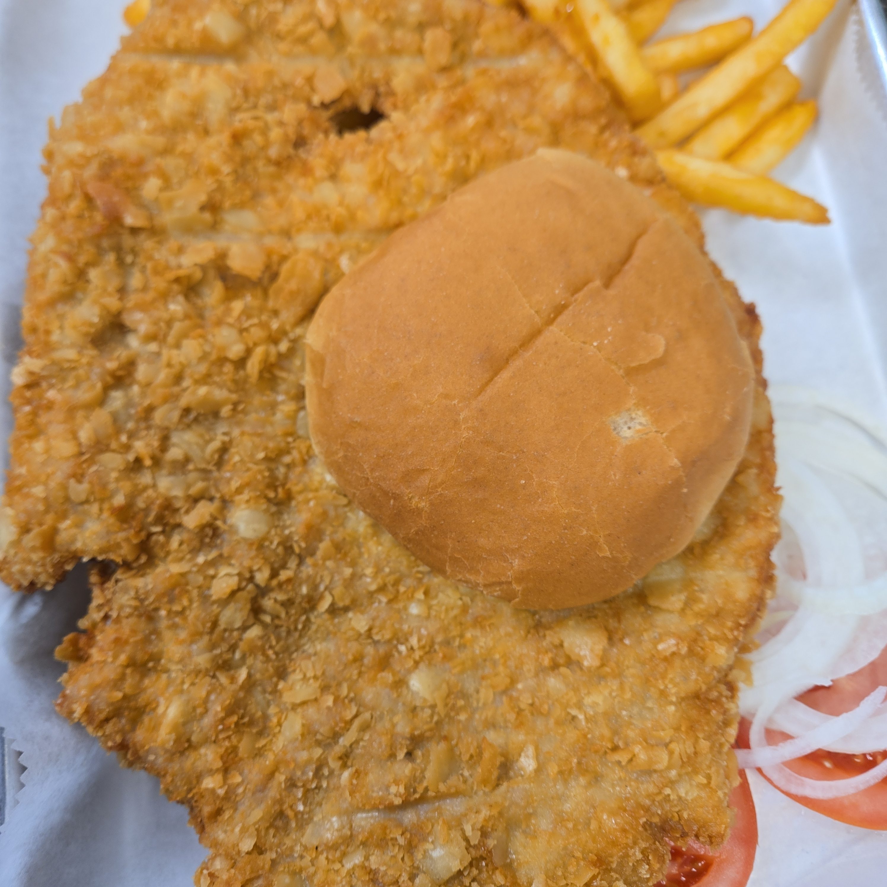 Breaded Pork Tenderloin.