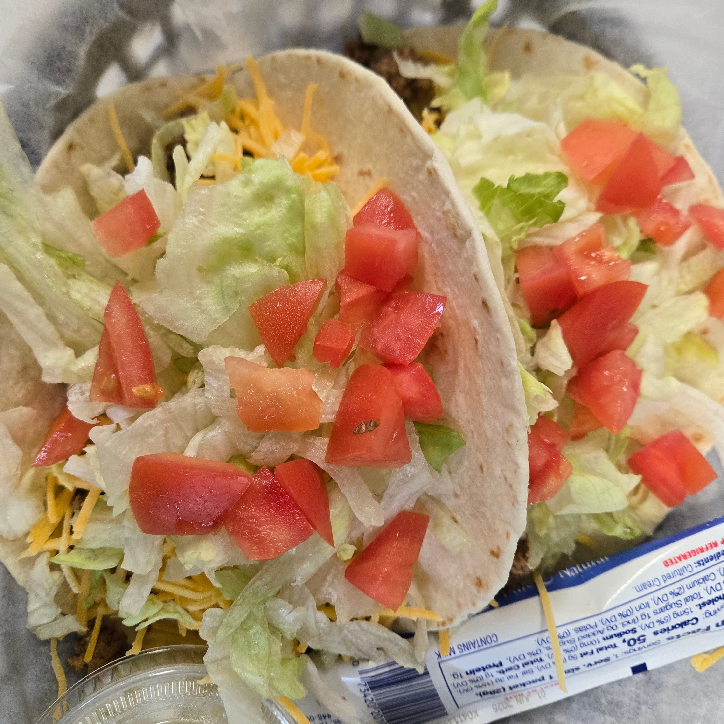 Tacos with Ground Beef.