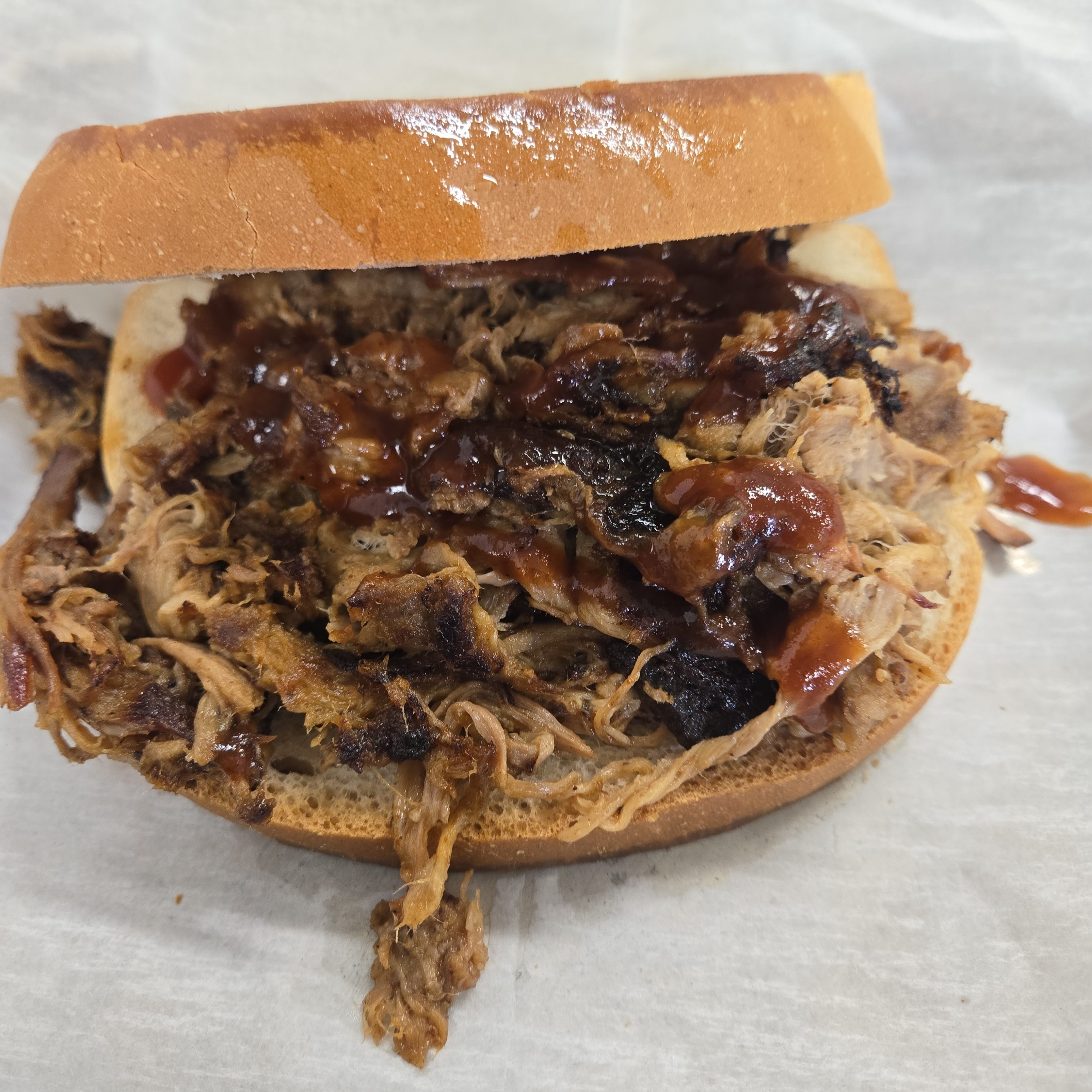Pulled Pork Sandwich.