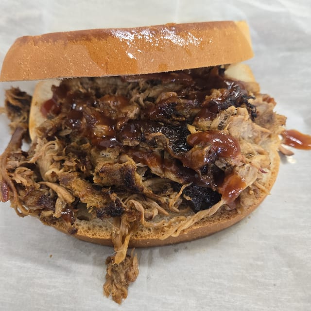 Pulled Pork Sandwich.