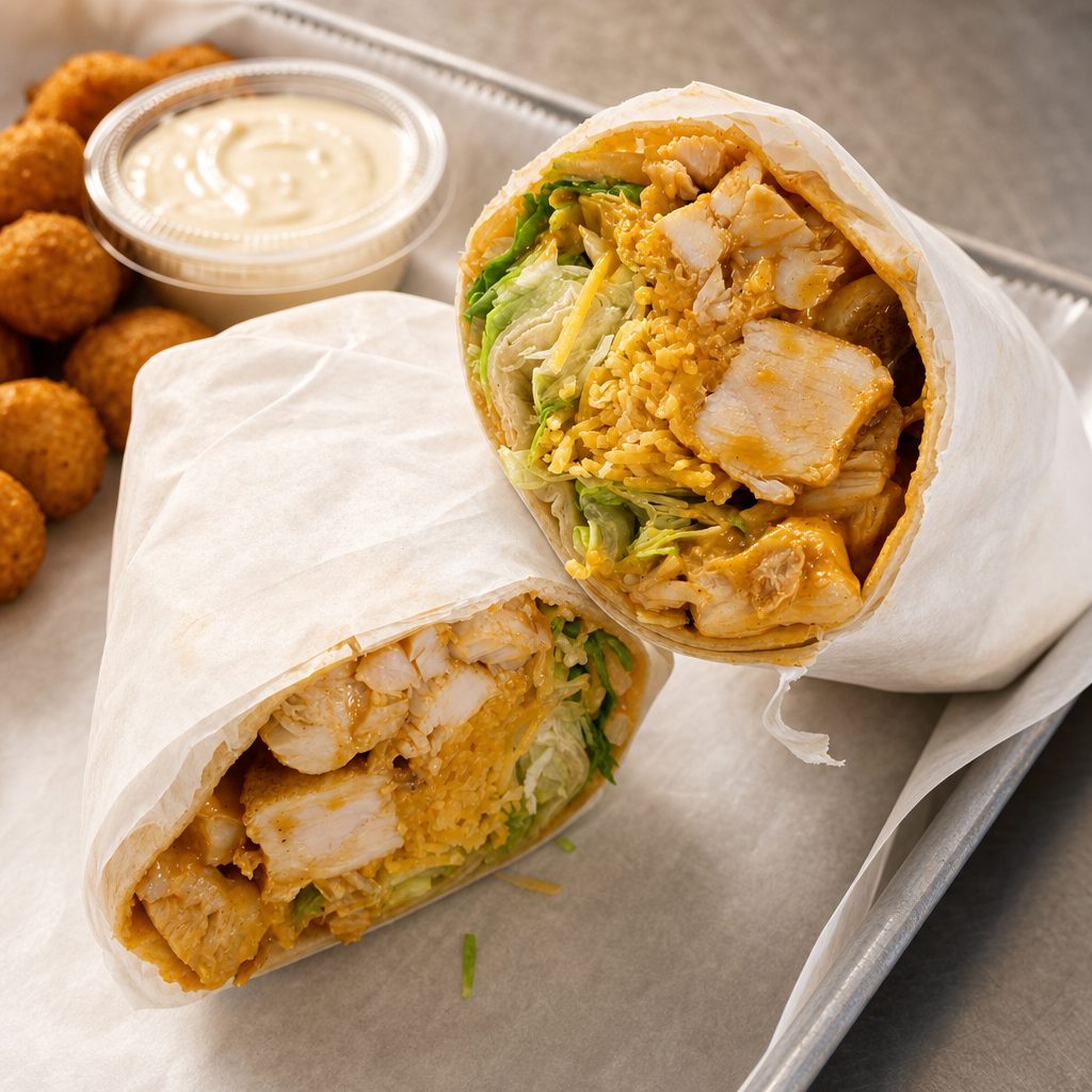 Buffalo Chicken Wrap.