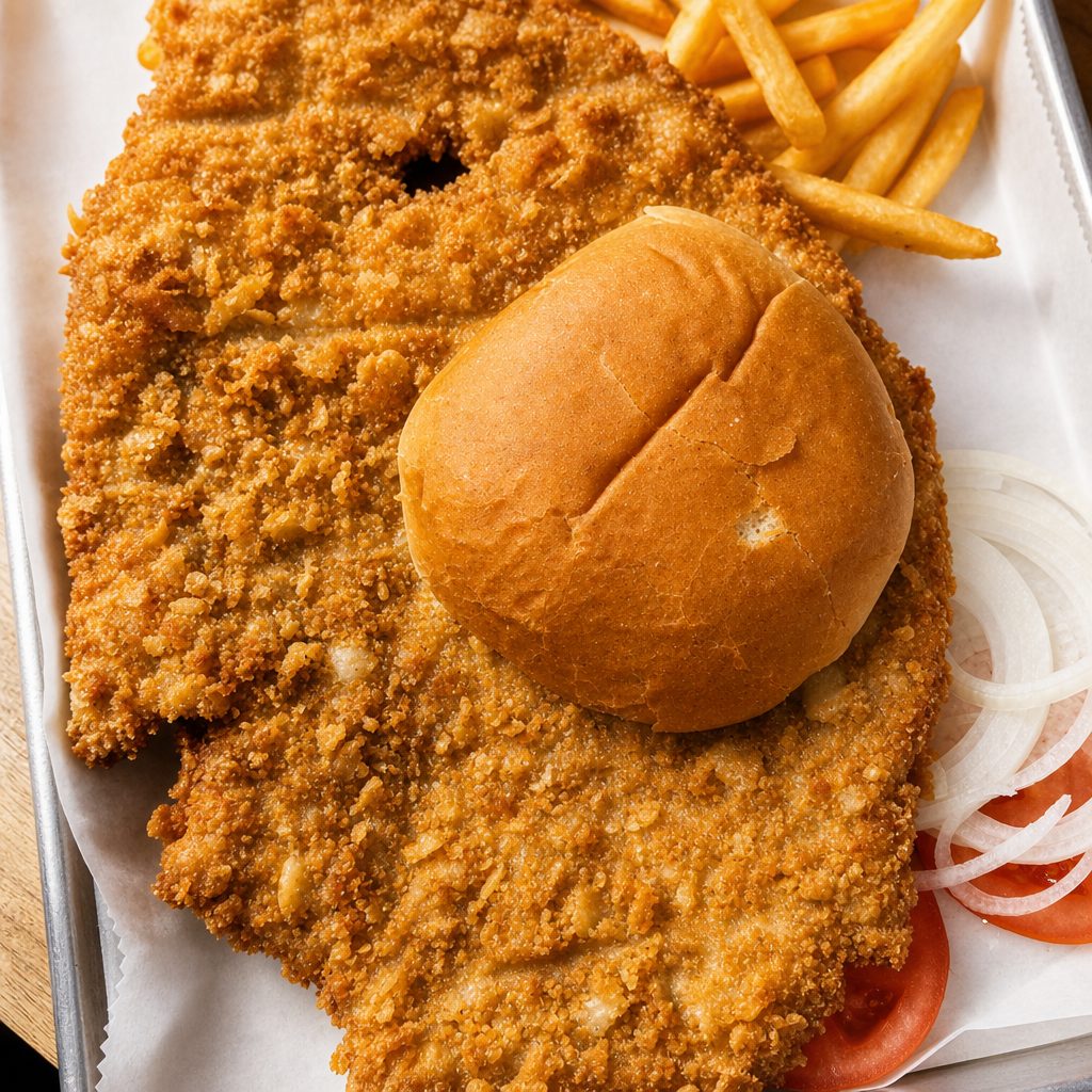 Breaded Pork Tenderloin.